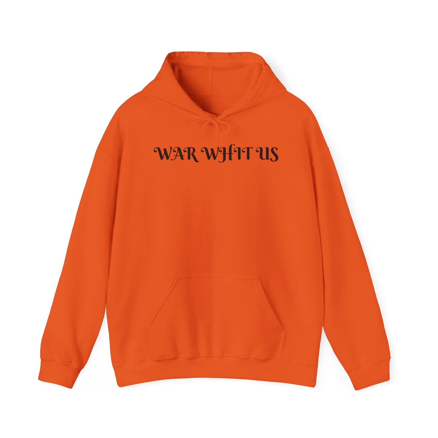 Unisex war whit us Hooded Sweatshirt